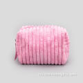 Plüss rózsaszín kozmetikai táska
